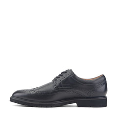Rockport Men / Fallo Dress Lace-up Almond Toe Oxfords - Black Leather