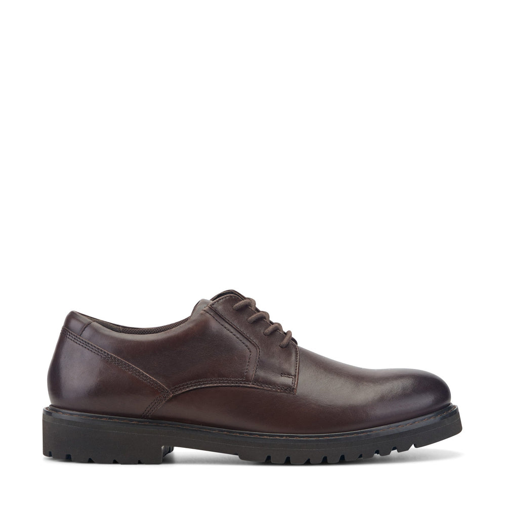 Rockport Men / Maverick Plain Toe Oxford - Dark Brown Leather