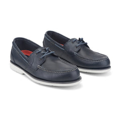 Rockport Men / Southport Boat Shoe - Dark Blue Leather