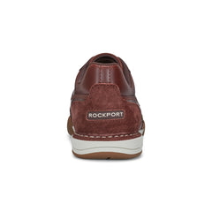 Rockport Men / Wentworth Round Toe Casual Flat Boat Shoe - Dark Natural