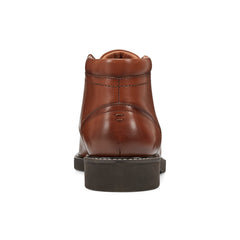 Rockport Men / Flynn Lace-up Almond Toe Casual Boots - Medium Natural Leather