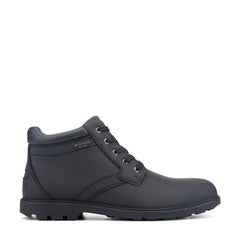 Rockport Men / Storm Surge Plain Toe Boot - Black Leather