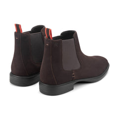Rockport Men / Keeney Casual Slip-On Boots - Dark Brown Suede