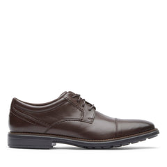 Rockport Men / Total Motion Next Gen Cap Toe Oxford - Dark Brown Leather