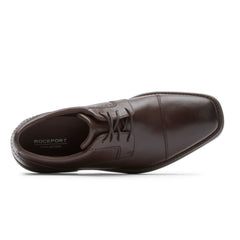 Rockport Men / Total Motion Next Gen Cap Toe Oxford - Dark Brown Leather