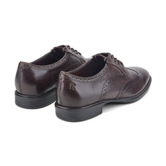 Rockport Men / Keegan Dress Wing Tip Lace-up Oxfords - Dark Brown Leather