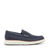 Rockport Men / Total Motion Cadwyn Loafers - Dark Blue Suede