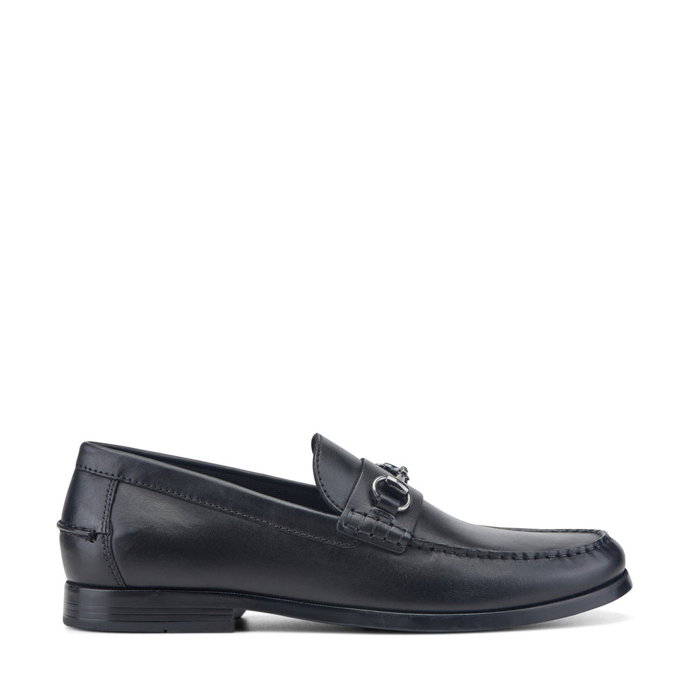 Rockport Men / Whit Classic Bit Loafers - Black Polished Leather