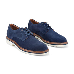 Rockport Men / Foley Lace-up Casual Oxfords - Navy Blue Suede