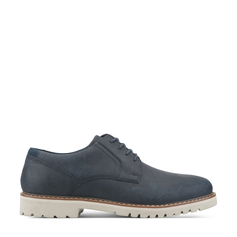 Rockport Men / Maverick Plain Toe Oxford - New Dress Blues Leather