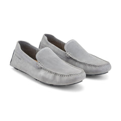 Rockport Men / Rodger Loafers - Light Gray Suede