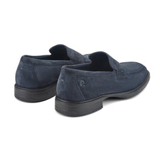 Rockport Men / Keenan Penny Loafers - Dark Blue Suede
