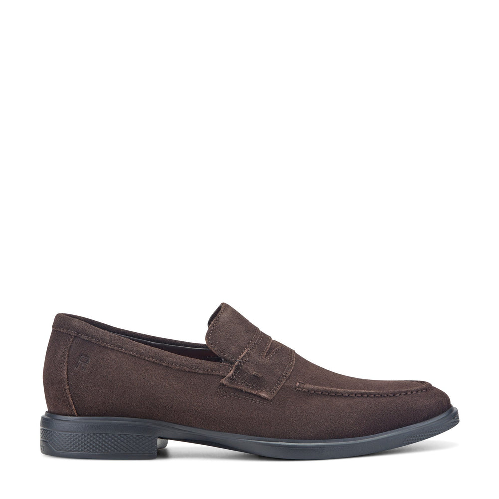 Rockport Men / Keenan Penny Loafers - Dark Brown Suede
