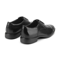 Rockport Men / Keefe Dress Cap Toe Lace-up Oxfords - Black Leather