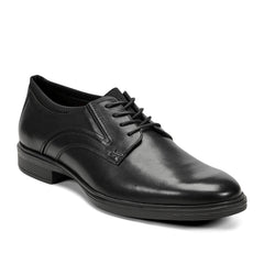 Rockport Men / Keelan Dress Plain Toe Lace-up Oxfords - Black Leather