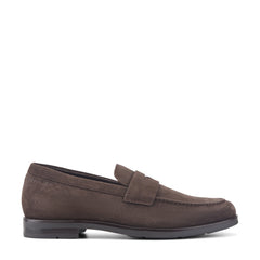 Rockport Men / Sutton Penny Loafers - Dark Brown Suede
