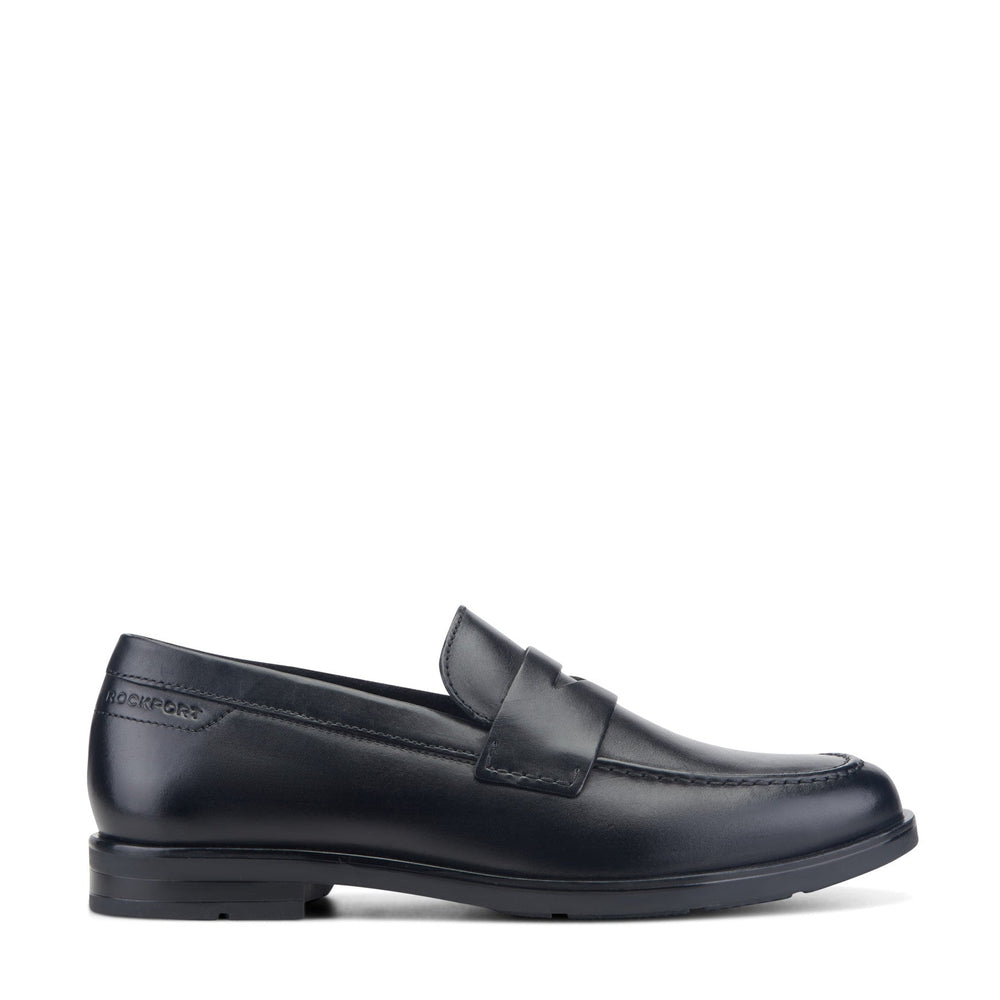 Rockport Men / Sutton Penny Loafers - Black Leather