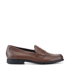 Rockport Men / Classic Penny Loafers - Dark Brown Leather
