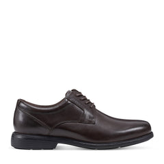 Rockport Men / Charles Road Plain Toe Oxford - Dark Brown Leather