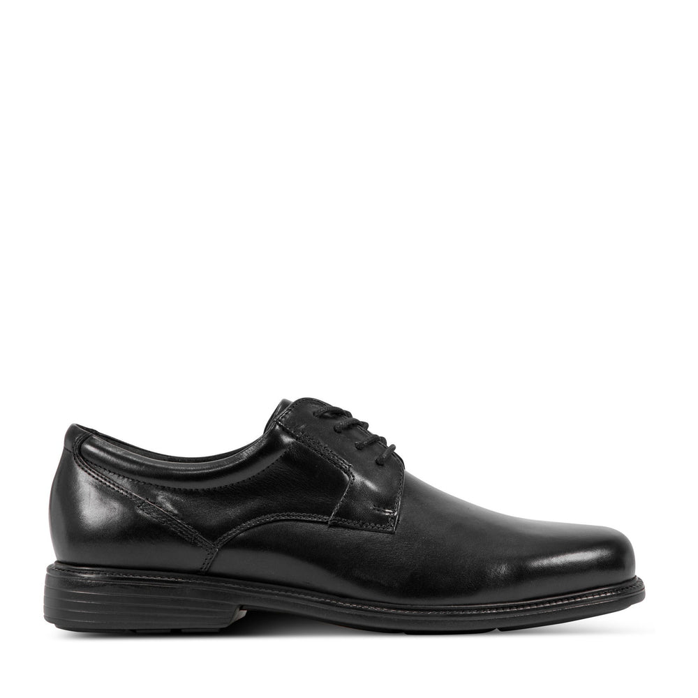 Rockport Men / Charles Road Plain Toe Oxford - Black Leather