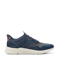 Rockport Men / Shawn Step Activated Casual Lace-up Sneakers - Dark Blue Suede