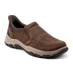 Rockport Men / Reece Step Activated Slip-ons - Medium Brown Suede