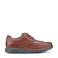 Rockport Men / Coltin Casual Lace-up Round Toe Shoes - Dark Natural Leather