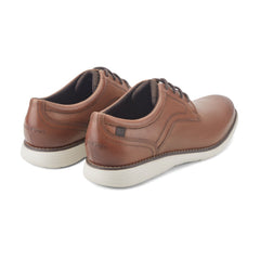 Rockport Men / Garett Plain Toe Oxford - Cognac Leather