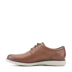 Rockport Men / Garett Plain Toe Oxford - Cognac Leather
