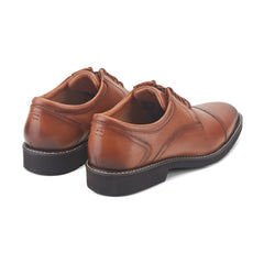 Rockport Men / Findlay Dress Lace-up Almond Toe Oxfords - Medium Natural Leather