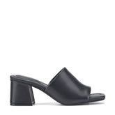 Rockport Women / Gracyn Slip-On Sandals - Black Leather
