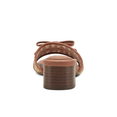 Rockport Women / Clarice Slip-On Sandals - Light Natural Leather
