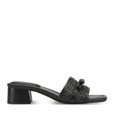 Rockport Women / Clarice Slip-On Sandals - Black Leather