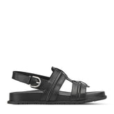 Rockport Women / Laina Slingback Fisherman Sandals - Black Leather
