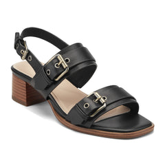 Rockport Women / Halena Slingback Dress Sandals - Black Leather
