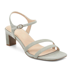 Rockport Women / Total Motion Teddy Sandals - Light Blue Sage Suede