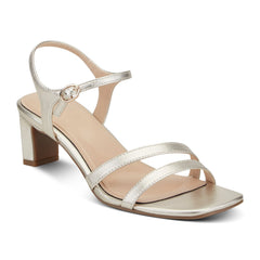 Rockport Women / Total Motion Teddy Sandals - Gold Leather