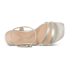 Rockport Women / Total Motion Teddy Sandals - Gold Leather