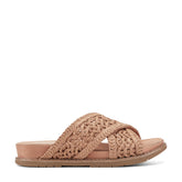 Rockport Women / Zora Open Toe Slip-on Flat Casual Sandals - Medium Natural