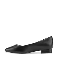 Rockport Women / Tessa Total Motion Pointy Toe Dress Flats - Black Leather