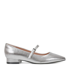 Rockport Women / Taren Total Motion Pointy Toe Dress Flats - Pewter Leather