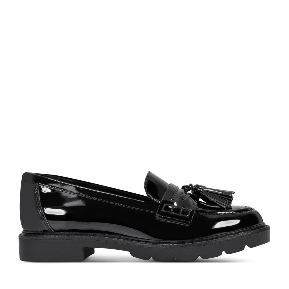 Rockport Women / Kiara Tassel Loafers - Black Patent