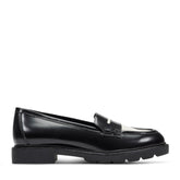 Rockport Women / Kacey Penny Loafer - Black/Chic Cream Leather