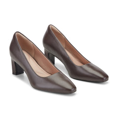 Rockport Women / Total Motion Merida Classic Dress Pumps - Mahogany Leather