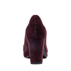 Rockport Women / Carmen Total Motion Platform Pumps - Dark Red Suede