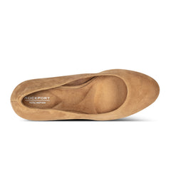 Rockport Women / Carmen Total Motion Platform Pumps - Medium Natural Suede