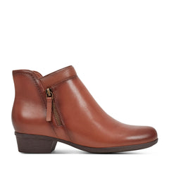 Rockport Women / Carly Side Zip Casual Ankle Booties - Medium Natural