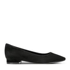 Rockport Women / Tessa Total Motion Pointy Toe Dress Flats - Black Suede