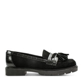Rockport Women / Kiara Tassel Loafers - Black Suede
