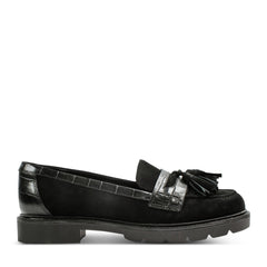 Rockport Women / Kiara Tassel Loafers - Black Suede